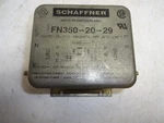 Schaffner FN350-20-29 Power Line Filter 250VAC 20AMP. Fixed Price $18.68.