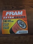 Fram Extra Guard Oil Filter PH3600. Fixed Price $25.00.