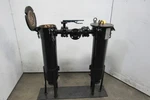 Parker 0835-1845 Dual Filter Housing Basket Strainer W/valves 2" Flanged. Fixed Price $1019.99.
