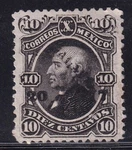 UCY86 Mexico 1874 Jalapa 20-77 SC#107F MC#97 Lzl Croix Horizontal Laid Paper. Fixed Price $310.50.