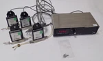 Matheson Mass Flow Readout Model 8143 Air 500 Sccm +4X8141 Transducers In 15PSIG. Fixed Price $254.55.