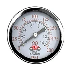 Best In Usa 2" Air Pressure Gauge Center Back Mount 1/8" Npt Dial - To. Fixed Price $14.41.