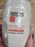 Fleetguard FF105D Diesel Fuel Filter Cummins 3315847, BF957-D. Fixed Price $16.99.