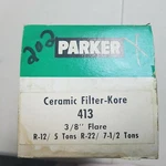 Parker Model 413 Filter-kore 3/8" Flare, R-12, 5 Tons R-22,7-1/2. Fixed Price $23.95.