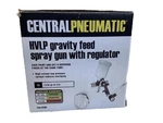 New Central Pneumatic Hvlp Gravity Feed Spray Gun W/ Regulator In Box #62381. Fixed Price $25.59.