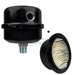 1/2" Npt Air Compressor Complete Intake Filter Silencer Housing W/ Elements. Fixed Price $26.97.