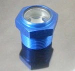 Eaton Tedeco 1-1/8" Hex Anodized Aluminum "-14 Ptf Sight Gage Plug Part # M35A. Fixed Price $45.22.