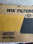 Air Filter Wix 42020 Dana. Fixed Price $15.00.
