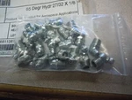 Alemite 1612-B Loose Fitting, 65 Degree Angle, 1/8" Male Ptf Bag Of 20. Fixed Price $18.00.