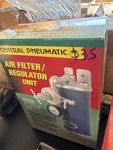 Central Pneumatic Air Filter Regulator 01116, 150 Psi, 1/2 In Port. Fixed Price $50.00.