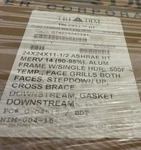 Tri Dim #674224242241-24 X 11-1/2 Ashrae Ht Merv 14 (90-95%) Alum Qty. Fixed Price $55.99.