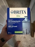Brita Elite Replacement Filters For Pitchers And Dispensers 2-PACK. Fixed Price $18.99.
