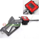 Fuel Gasoline Diesel Petrol Oil Gun Manual Nozzle Dispenser W/digital Flow Meter. Fixed Price $69.99.