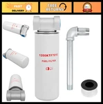 High-flow 1200K Fuel Filter For Transfer Pump 18 Gpm, 3/4" Elbow & Nipple Set. Fixed Price $42.99.