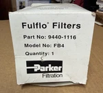 Nos Parker Fulflo Oil Filter FB4 Made In The Usa. Fixed Price $54.50.