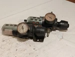 Lot Of 2 Wilkerson Air Filter Regulator W/ Gauge, Metal Bowl Guard. Fixed Price $49.99.