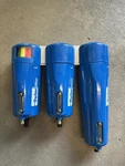 Three Stage Parker Balston Filtration 2000 Series Compressed Air Filters. Fixed Price $350.00.