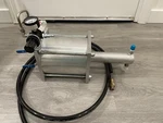 Stainless Steel Air Chamber W/ Dayton 4ZK76 Pneumatic Filter Regulator Homeade. Fixed Price $125.00.