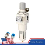 1" Npt Compressed Air Filter Regulator, Micron 0-150 Psi Industrial Pneumatic. Fixed Price $53.19.