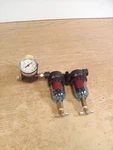 Parker 14R118FC Pressure Regulator W/ (2) AA-0003G-AWC. Fixed Price $104.99.