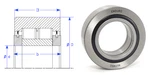 Enduro Nutr 50110A Yoke Cam Follower Track Roller Bearing Ina Skf Torrington. Fixed Price $97.00.