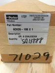 Parker Filtration 6CK35-106X1 Gr. Coalescer 6CK25238X1. Fixed Price $50.00.