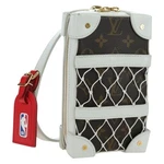 Louis Vuitton Monogram Nba Soft Trunk Phone Box Bag White M80102 Auth 175616SAM. Fixed Price $1600.00.