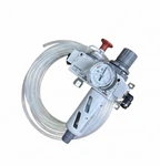 Camozzi Frl Assembly MC104-V01 + MC104-D10 Regulator, Gauge, Tubing. Fixed Price $175.00.