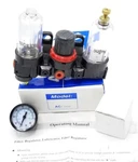 Nib Nuline AC-1500 Mini Filter Regulator Assembly W/ Gage 1/8" Pipe Poly Bowl. Fixed Price $29.95.