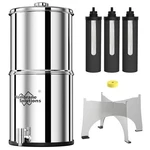 2.25G Gravity-fed Water Countertop System Stainless Steel 3 Filters. Fixed Price $59.99.