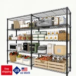 Metal Storage Shelves 5-TIER, Heavy Duty Wire Rack Shelving Unit, Adjustable. Fixed Price $86.44.