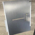 Lg Silver Brushed Duct Assembly Fresh Air Filter Plastic Metal ADJ75352125. Fixed Price $100.00.