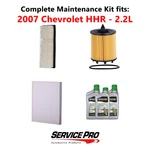 2007 Chevrolet Hhr 2.2L Complete Air, Oil & Cabin Filter Kit (5W-30). Fixed Price $101.95.