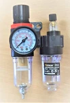 Hoteche A832304 Air Filter Regulator Lubricator 1/4" Npt With Gauge. Fixed Price $19.99.