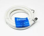 Pure-flow Braided White Vinyl Icemaker Water Connector 60" 5' X1/4" Compression. Fixed Price $9.63.