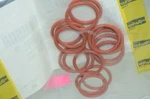 Parker 2-221 S1224-70 Red Rust Silicon O-ring New 11/16 Od 1/8 Width. Fixed Price $5.99.