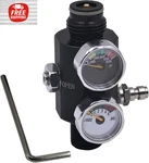 Adjustable Compressed Air Regulator Dual Gauge Pneumatic Valve Input 4500. Fixed Price $78.49.