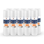 10PK Of Big Blue Micron 20" X 4.5" Sediment Water Filter Cartridge By Aquaboon. Fixed Price $139.79.