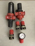 Craftsman Air Line Filter Gauges 16023 (2)AND 4 Pressure Regulators. Fixed Price $79.99.