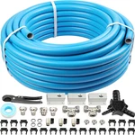 3/4 Inch Id X 100 Ft Compressed Air Piping System Kit With Dual-outlet Aluminum. Fixed Price $242.35.