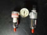 Schrader Bellows Air Pressure Miniature Regulator 5452. Fixed Price $35.00.