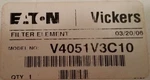 Vickers Filters Eaton Hydraulic Element V4051V3C10 Nos. Fixed Price $19.95.