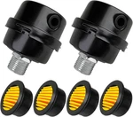 Pack 1/2" Npt Air Compressor Silencer Filter 20MM Metal Noise Muffler Intake. Fixed Price $12.85.
