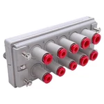 Smc KDM10-04 Pneumatic Multiconnector, 4MM One-touch, Tubes, -100KPA 1.0MPA. Fixed Price $40.00.