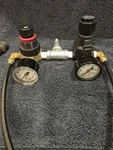 Air Compressor Manifold Assembly. Ca Norgren Aro Dual Guage. Fixed Price $49.95.