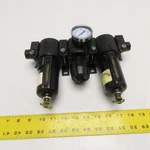 Wilkerson F16-04-000 1/2" Npt Pneumatic Filter Regulator Lubricator Assembly. Fixed Price $84.99.