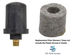 New Pond Aeration Compressor Intake Filter Replacement Element Gast Pump Gafe. Fixed Price $19.99.