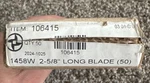 Speco Weiler 2-5/8" 1458W Grinder Long Blade 106415 Box Of (50) New. Fixed Price $38.98.