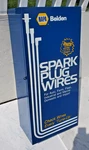 Nos Napa Belden Metal Spark Plug Display Cabinet Advertising Parts Storage Shop. Fixed Price $550.00.
