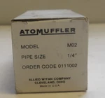Atomuffler M02 Gold Mesh Filter Pipe Size 1/4" P/n: 44AW56 New In Box. Fixed Price $37.00.